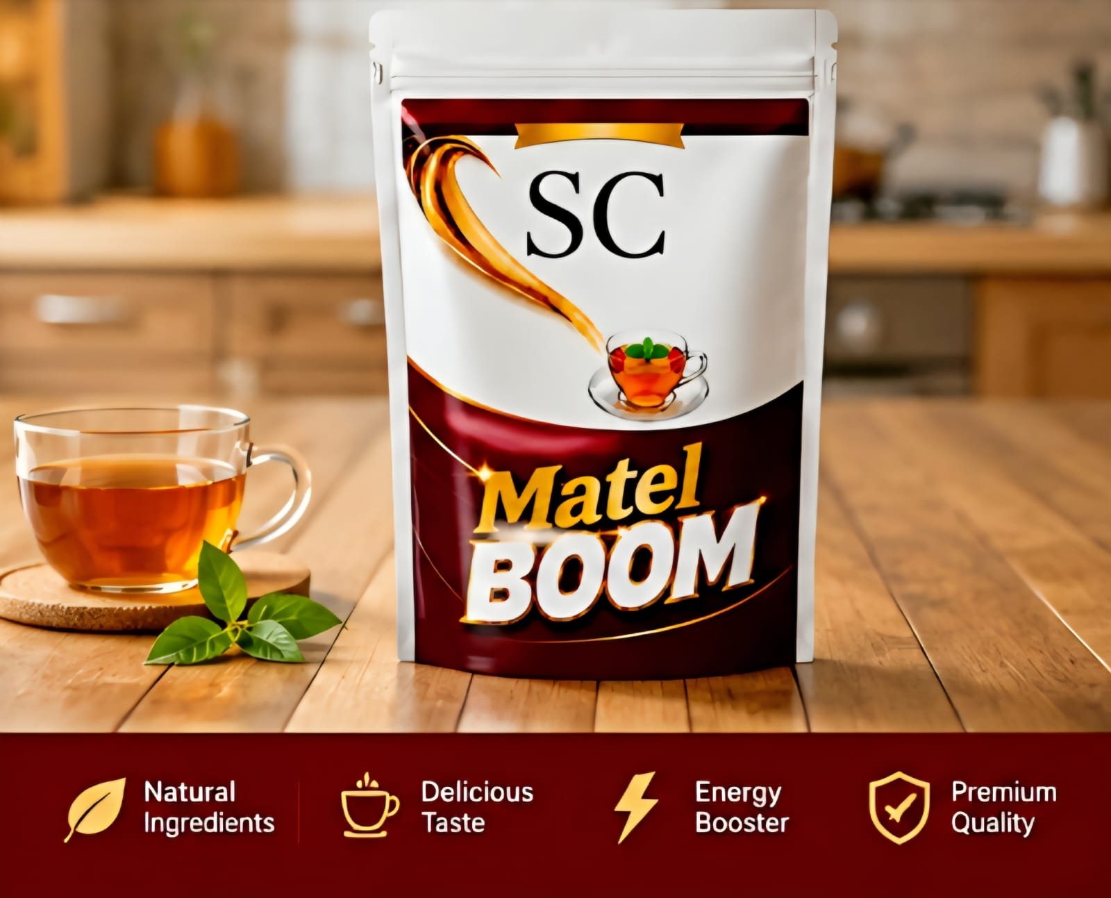 Matel BOOM Herbal Tea Drink Mix - Premium Instant Beverage