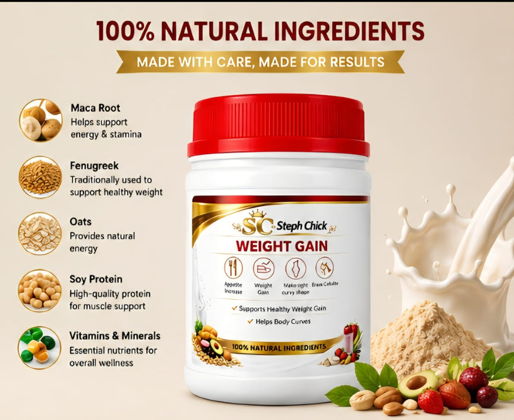 Steph Chick Weight Gain Protein Powder - Premium Daily Nutrition Supplement