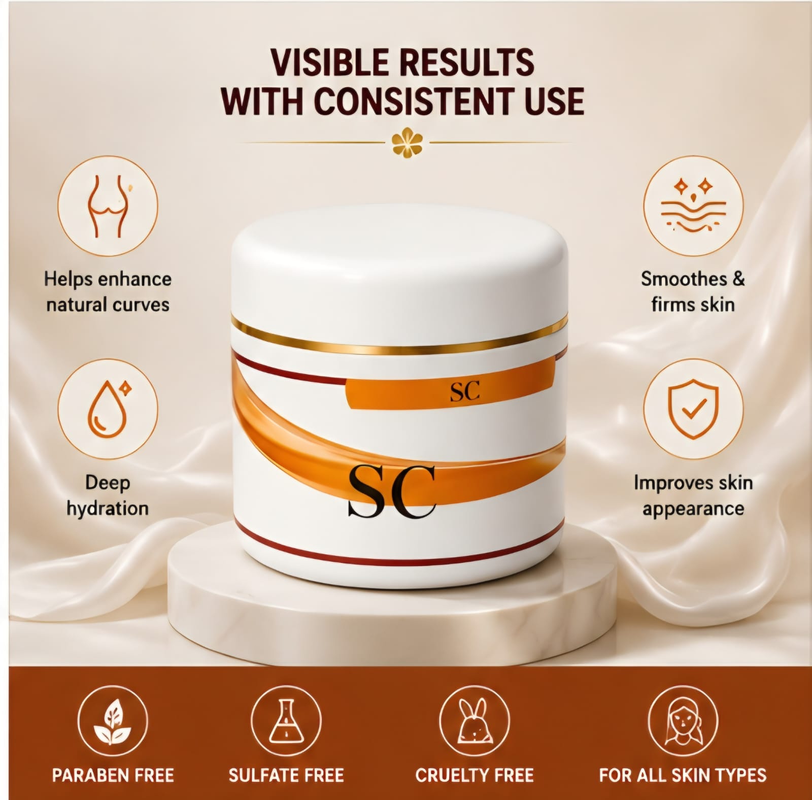 Steph Chick SC Firming Body Cream - Premium Skin Care Cream